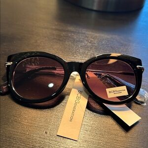 BCBGeneration Dark Frame Sunglasses